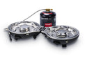NOMADIQ PORTABLE DUAL-BURNER GAS STOVE FORNELLO A GAS PORTATILE A 2 FUOCHI