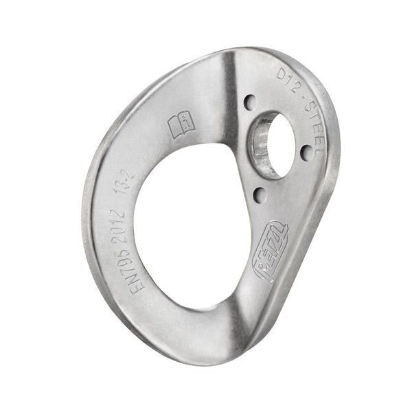 PETZL COEUR STEEL Placchetta in acciaio standard per usi interni o specifici cantieri (confezione da 20) - Disponibile in 2 misure