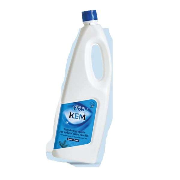 ECOLKEM FLOW KEM LIQUIDO DISGREGANTE PER SERBATOI ACQUE NERE BOTTIGLIA DA 2L - DISPONIBILE IN 2 PROFUMAZIONI