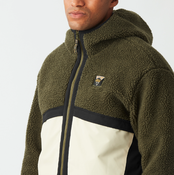PICTURE PMBTON ZIP HOODIE FELPA SHERPA UOMO