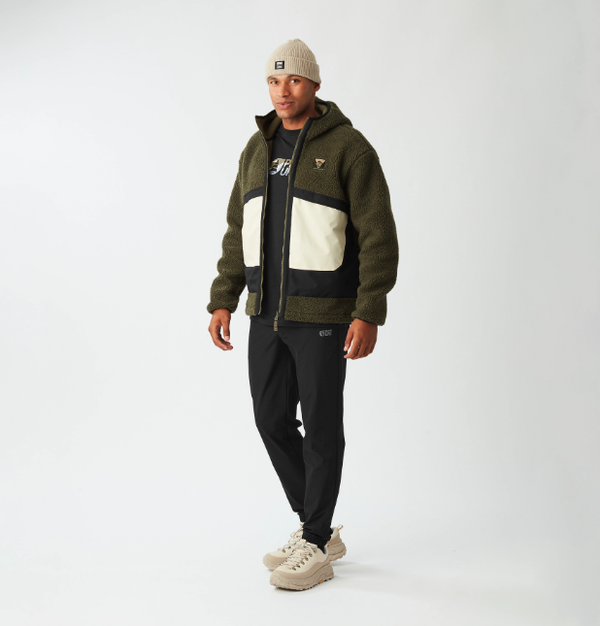 PICTURE PMBTON ZIP HOODIE FELPA SHERPA UOMO