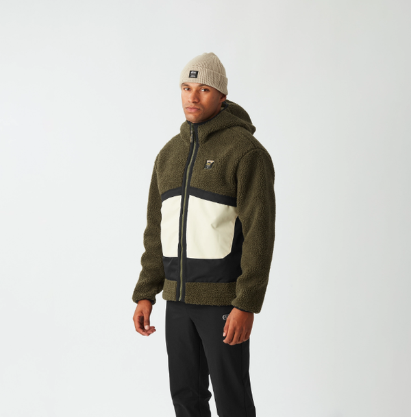 PICTURE PMBTON ZIP HOODIE FELPA SHERPA UOMO