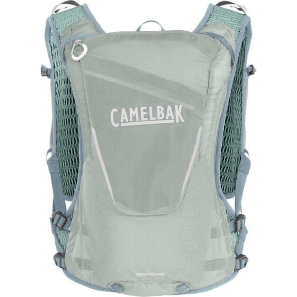 CAMELBAK ZEPHYR PRO VEST 12L ZAINO DA TRAIL RUNNING CON FLASK INCLUSE - COLORE PIGEON/BLUE SURF