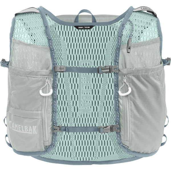 CAMELBAK ZEPHYR PRO VEST 12L ZAINO DA TRAIL RUNNING CON FLASK INCLUSE - COLORE PIGEON/BLUE SURF