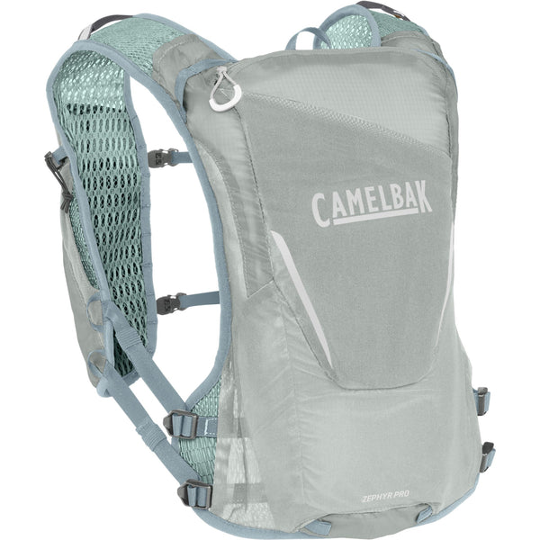 CAMELBAK ZEPHYR PRO VEST 12L ZAINO DA TRAIL RUNNING CON FLASK INCLUSE - COLORE PIGEON/BLUE SURF