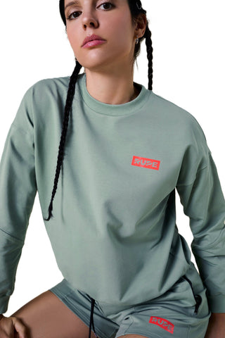 RUPE FELPA LEGGERA DONNA IN COTONE BIOLOGICO SENZA CAPPUCCIO - NUOVI ARRIVI SS25
