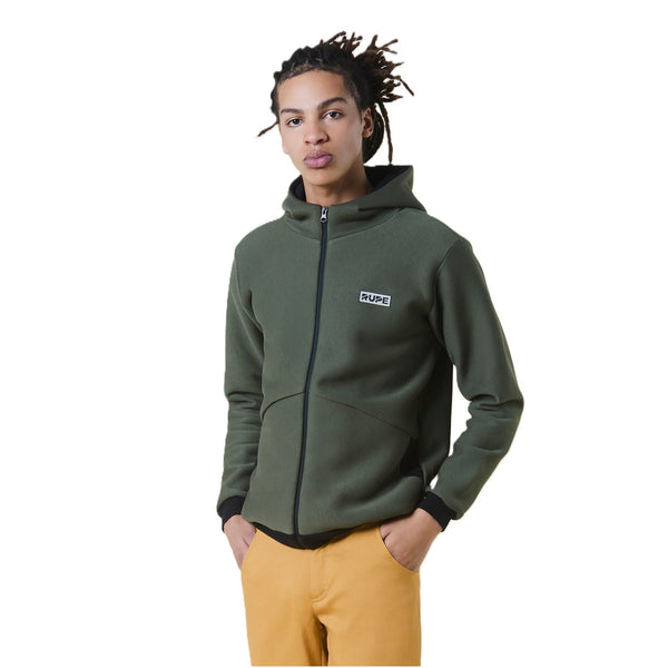 RUPE FELPA ZIP CON CAPPUCCIO UNISEX