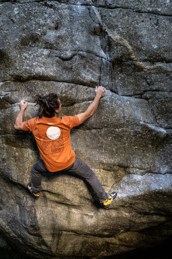 RUPE T-SHIRT UOMO IN COTONE DA ARRAMPICATA E TEMPO LIBERO