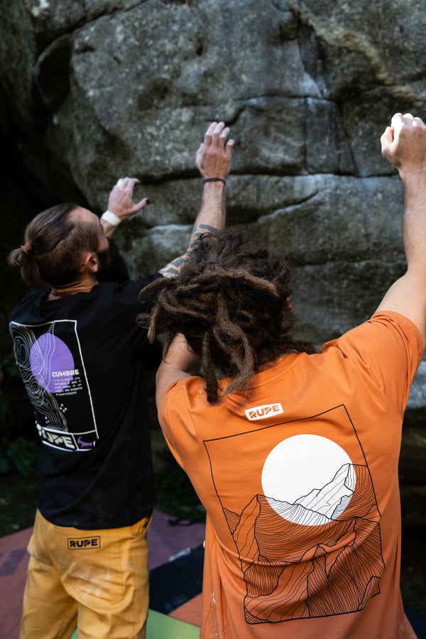 RUPE T-SHIRT UOMO IN COTONE DA ARRAMPICATA E TEMPO LIBERO
