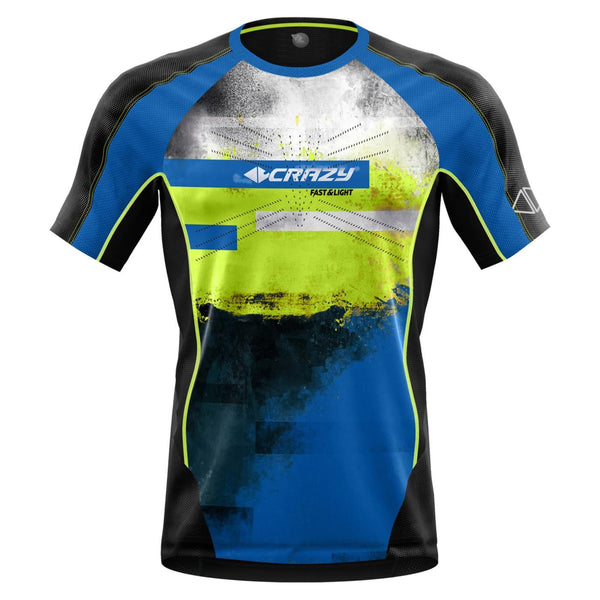 CRAZY T-SHIRT AIR MAGLIA RUNNING TRASPIRANTE ASCIUGATURA RAPIDA - COLORE: ENERGY - PROMO!