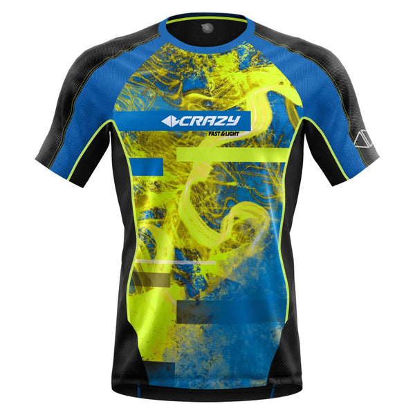 CRAZY T-SHIRT AIR MAGLIA RUNNING TRASPIRANTE ASCIUGATURA RAPIDA - COLORE: ENERGY - PROMO!