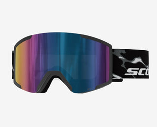 Compra granite-black-lente-amp-teal-chrome-s2 SCOTT GOGGLE SHIELD MASCHERA DA SCI - DISPONIBILE IN VARI COLORI!