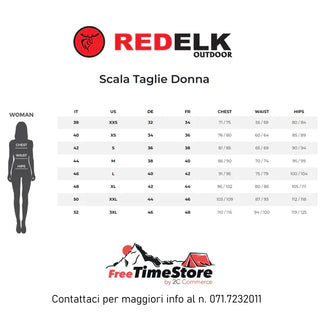 REDELK NOVE 3 SECONDO STRATO DONNA TERMICO TECNICO E TRASPIRANTE ADATTO A QUALSIASI STAGIONE - NUOVI ARRIVI WINTER 24/25