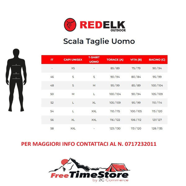 REDELK ALV-ELK T-SHIRT UOMO TECNICA E TRASPIRANTE -  NUOVI ARRIVI SS25 -