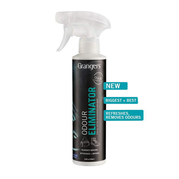 GRANGERS ODOUR ELIMINATOR ELIMINA ODORI SPRAY PER CALZATURE E TANTO ALTRO