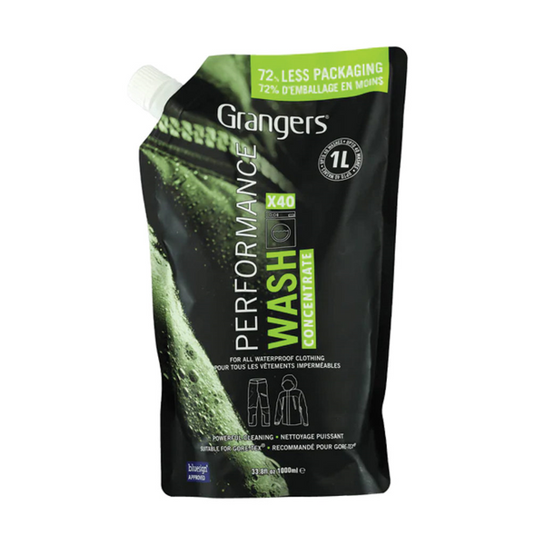 GRANGERS Performance Wash 1L eco pouch Detergente per capi tecnici impermeabili