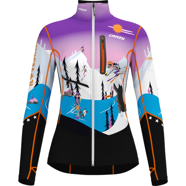 CRAZY PULL OXYGEN PRINTED MAGLIA SECONDO STRATO TECNICO TRASPIRANTE DA SKI TOURING - NUOVI ARRIVI WINTER 24/25