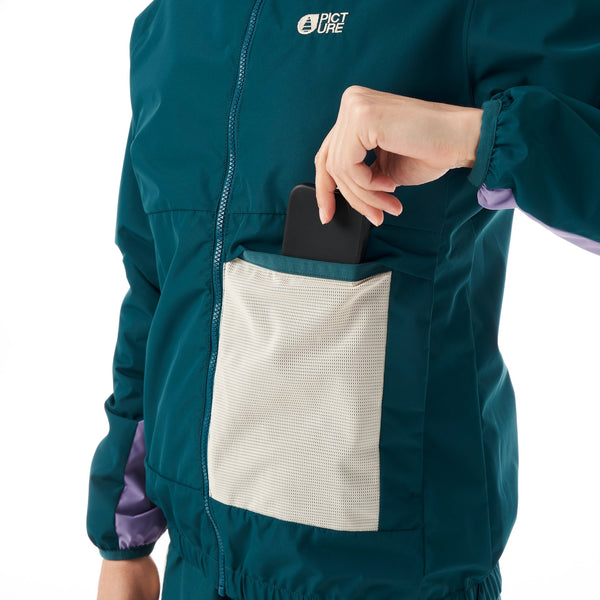 PICTURE STALL JACKET W DONNA GUSCIO 2 STRATI IMPERMEABILE ANTIVENTO