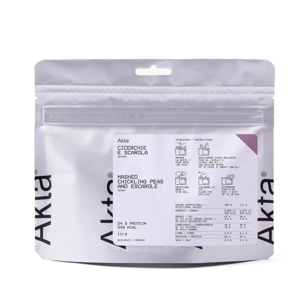 AKTA CICERCHIE E SCAROLA - PASTO LIOFILIZZATO BIOLOGICO 549 kcal