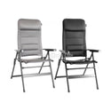 BRUNNER ARAVEL 3D Moderna sedia pieghevole a 4 gambe con schienale reclinabile a 7 posizioni - DISPONIBILE IN 3 MISURE E 2 COLORI