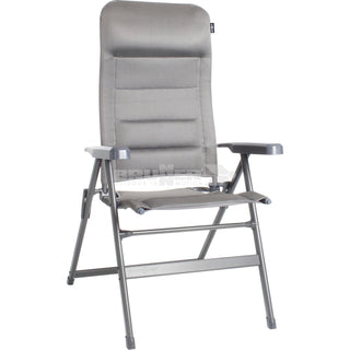 Compra grigio-chiaro BRUNNER ARAVEL 3D Moderna sedia pieghevole a 4 gambe con schienale reclinabile a 7 posizioni - DISPONIBILE IN 3 MISURE E 2 COLORI