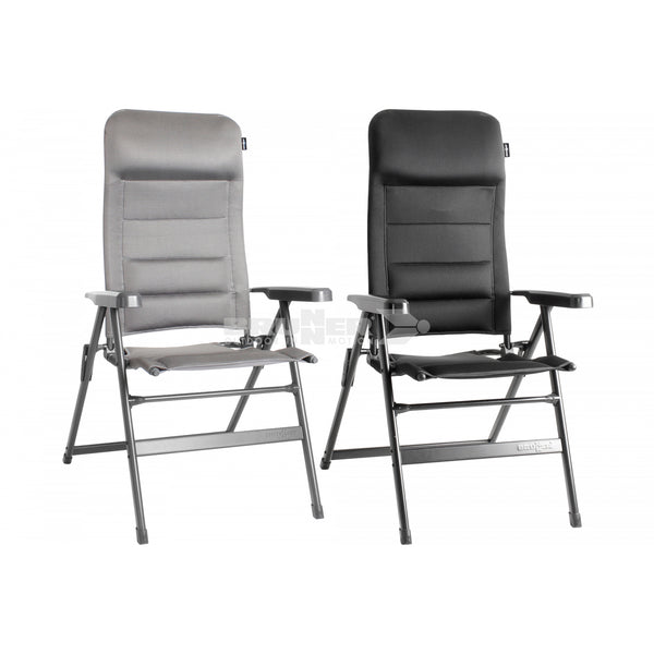 BRUNNER ARAVEL 3D Moderna sedia pieghevole a 4 gambe con schienale reclinabile a 7 posizioni - DISPONIBILE IN 3 MISURE E 2 COLORI