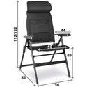BRUNNER ARAVEL VITACHIC H2L SEDIA RECLINABILE CON POGGIATESTA REGOLABILE IN ALTEZZA