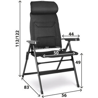 BRUNNER ARAVEL VITACHIC H2L SEDIA RECLINABILE CON POGGIATESTA REGOLABILE IN ALTEZZA