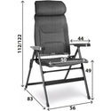BRUNNER ARAVEL VITACHIC H2L SEDIA RECLINABILE CON POGGIATESTA REGOLABILE IN ALTEZZA - DISPONIBILE IN 2 COLORI