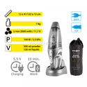 BRUNNER ASPAIR DUAL NG ASPIRAPOLVERE PORTATILE RICARICABILE
