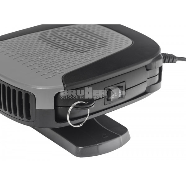 BRUNNER BLACKFIRE TERMOVENTILATORE 12V DC CON BASE ROTANTE