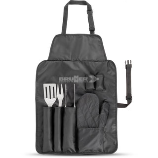 BRUNNER BRASEIRO KIT DI UTENSILI DA BARBECUE IN ACCIAIO INOX