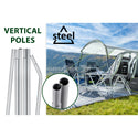 BRUNNER BULLET 5 AIRTECH TENDA FAMILIARE CON STRUTTURA PNEUMATICA A 3 ARCHI GONFIABILE SPEDIZIONE GRATUITA