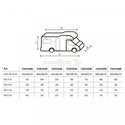 BRUNNER CAMPER COVER DESIGN 12M COPERTURA A 4 STRATI PER CAMPER ANTIGRAFFIO