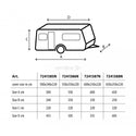 BRUNNER CARAVAN COVER POLYCOAT COPERTURA COMPLETA PER CARAVAN