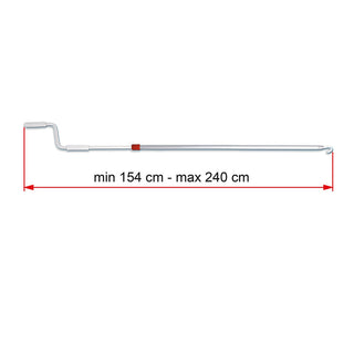 FIAMMA Crank Handle Telescopic ASTA DI MANOVRA TELESCOPICA 154-240cm PER TENDALINI