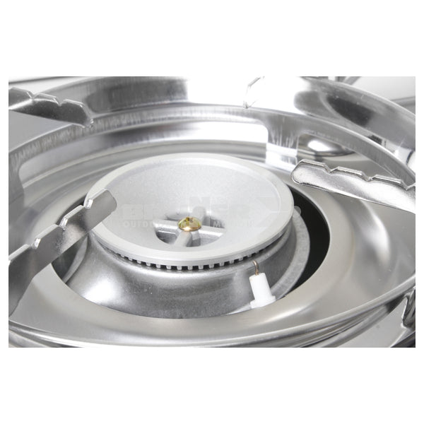 BRUNNER DEVIL DOUBLE GRILL Fornello gas a cartuccia a 2 fuochi portatile