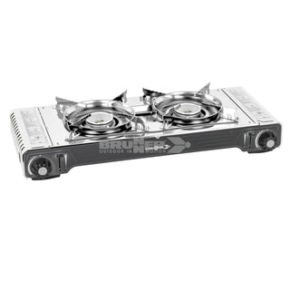 BRUNNER DEVIL DOUBLE SD Fornello gas a cartuccia a 2 fuochi portatile