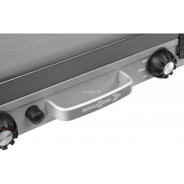 BRUNNER DEVIL KOOKMASTER STANDALONE FORNELLO A GAS 2 FUOCHI CON MOBILETTO INCLUSO
