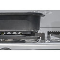 BRUNNER DEVIL KOOKMASTER STANDALONE FORNELLO A GAS 2 FUOCHI CON MOBILETTO INCLUSO