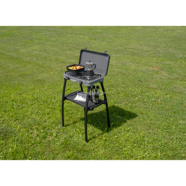 BRUNNER DEVIL KOOKMASTER STANDALONE FORNELLO A GAS 2 FUOCHI CON MOBILETTO INCLUSO