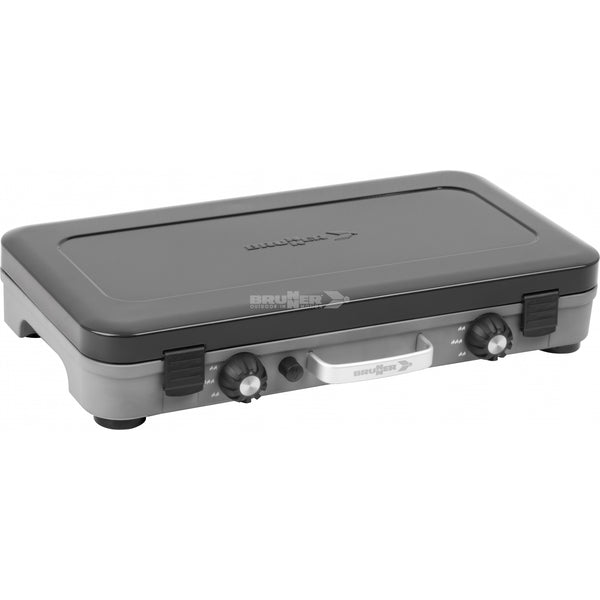 BRUNNER DEVIL KOOKMASTER STANDALONE FORNELLO A GAS 2 FUOCHI CON MOBILETTO INCLUSO