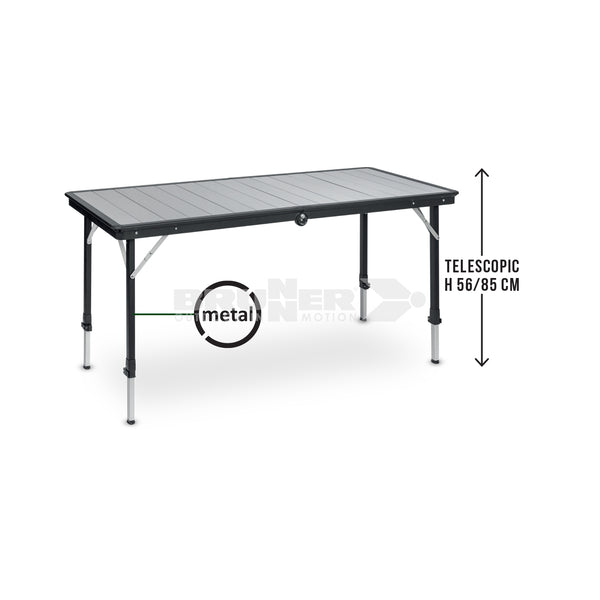 BRUNNER DINEMIC 6 TAVOLO A VALIGIA ULTRACOMPATTO E RESISTENTE IDEALE PER VAN,CAMPER E FURGONI