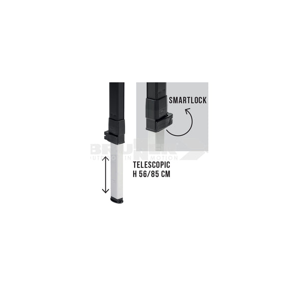BRUNNER DINEMIC 6 TAVOLO A VALIGIA ULTRACOMPATTO E RESISTENTE IDEALE PER VAN,CAMPER E FURGONI