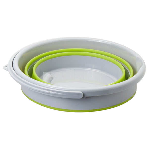 BRUNNER DRUM FOLD-AWAY BACINELLA PIEGHEVOLE IN PLASTICA ROBUSTA - DISPONIBILE IN 2 LITRAGGI E 2 COLORI