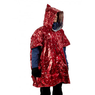 ARVA EMERGENCY PONCHO 80G PONCHO D'EMERGENZA ISOLANTE RIUTILIZZABILE