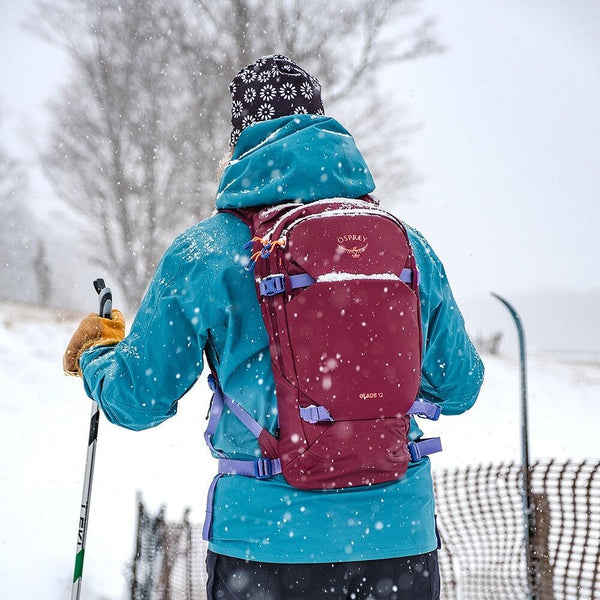 OSPREY GLADE 12 ZAINO 12 LITRI DA SCIALPINISMO E SPORT INVERNALI - DISPONIBILE IN 2 COLORI