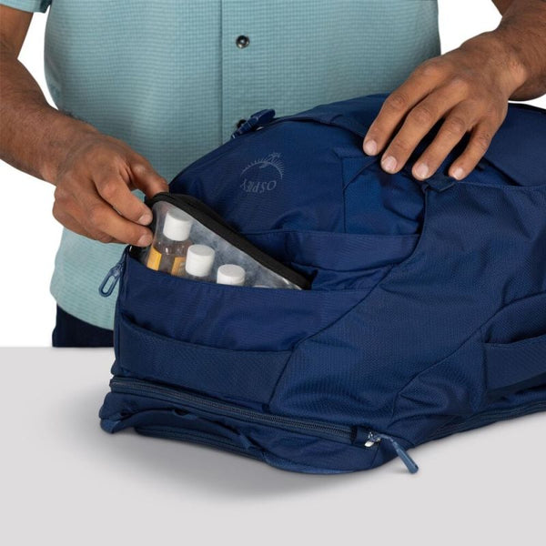 OSPREY NUOVO MODELLO FARPOINT 40 ZAINO DA VIAGGIO E BAGAGLIO A MANO - DISPONIBILE IN 2 COLORI