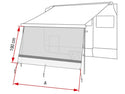 FIAMMA SUN VIEW XL PARETE FRONTALE PER TENDALINI - DISPONIBILE IN VARIE MISURE