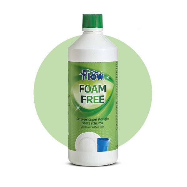 ECOLKEM FLOW FOAM FREE BOTTIGLIA 1 LITRO DETERGENTE PER STOVIGLIE SENZA SCHIUMA